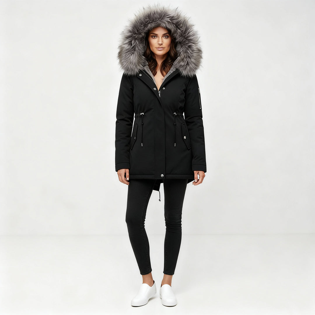 Wärmster Wintermantel Eleganz Halley Damen