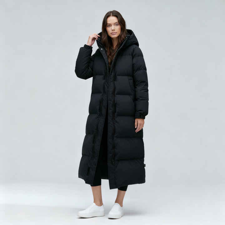 Winddichte Lange Winterjacke Damen