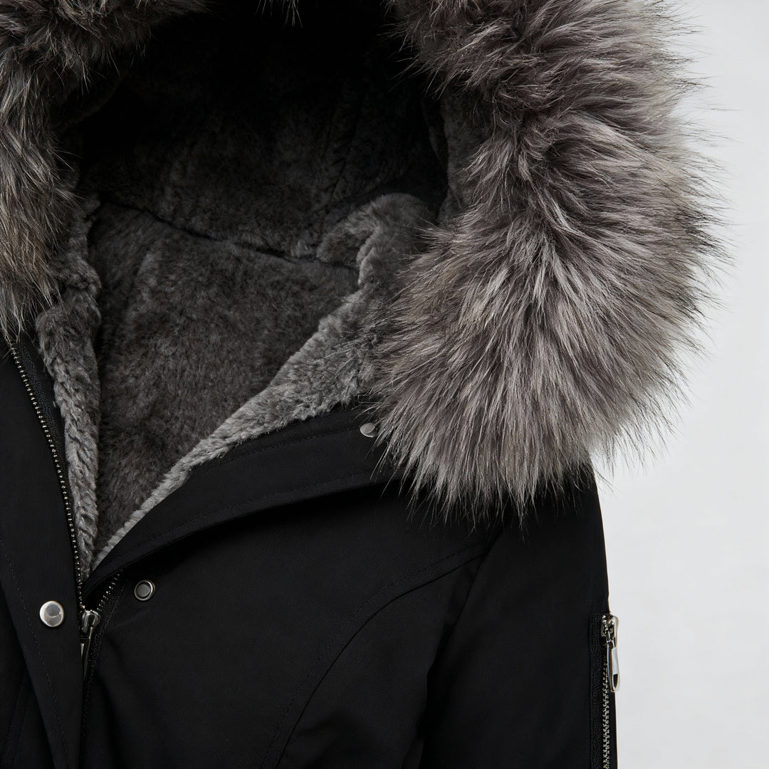 Wärmster Wintermantel Eleganz Halley Damen