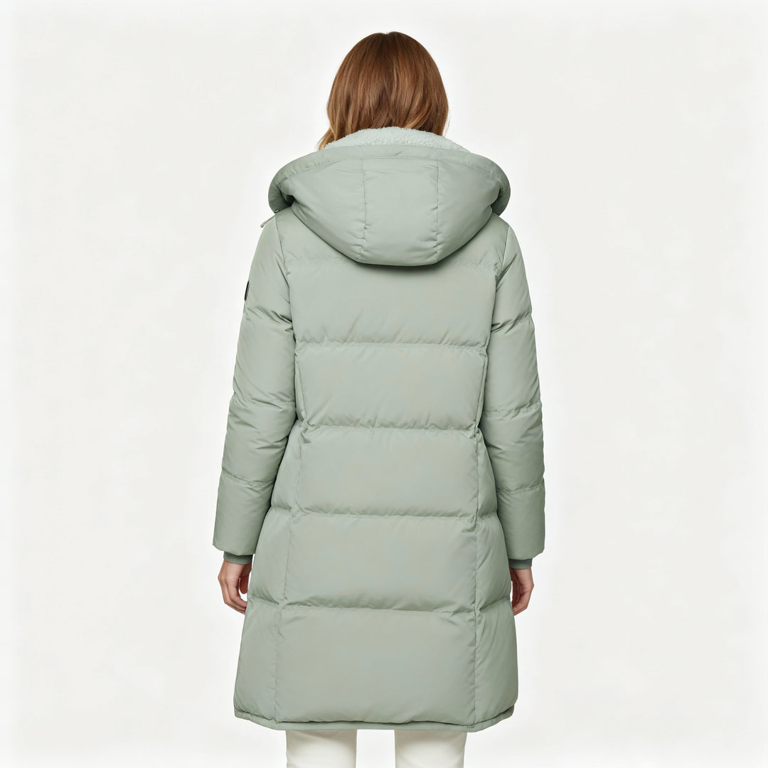 Luxuriöse Isolierte Jacke Damen Komfort Warme Jacke Baumwolle