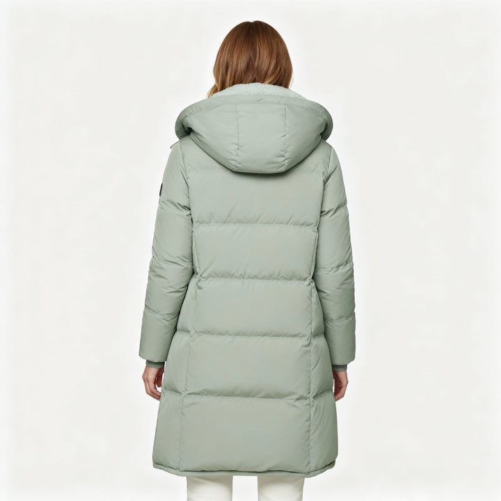 Luxuriöse Isolierte Jacke Damen Komfort Warme Jacke Baumwolle