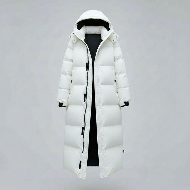 Winddichte Lange Winterjacke Damen