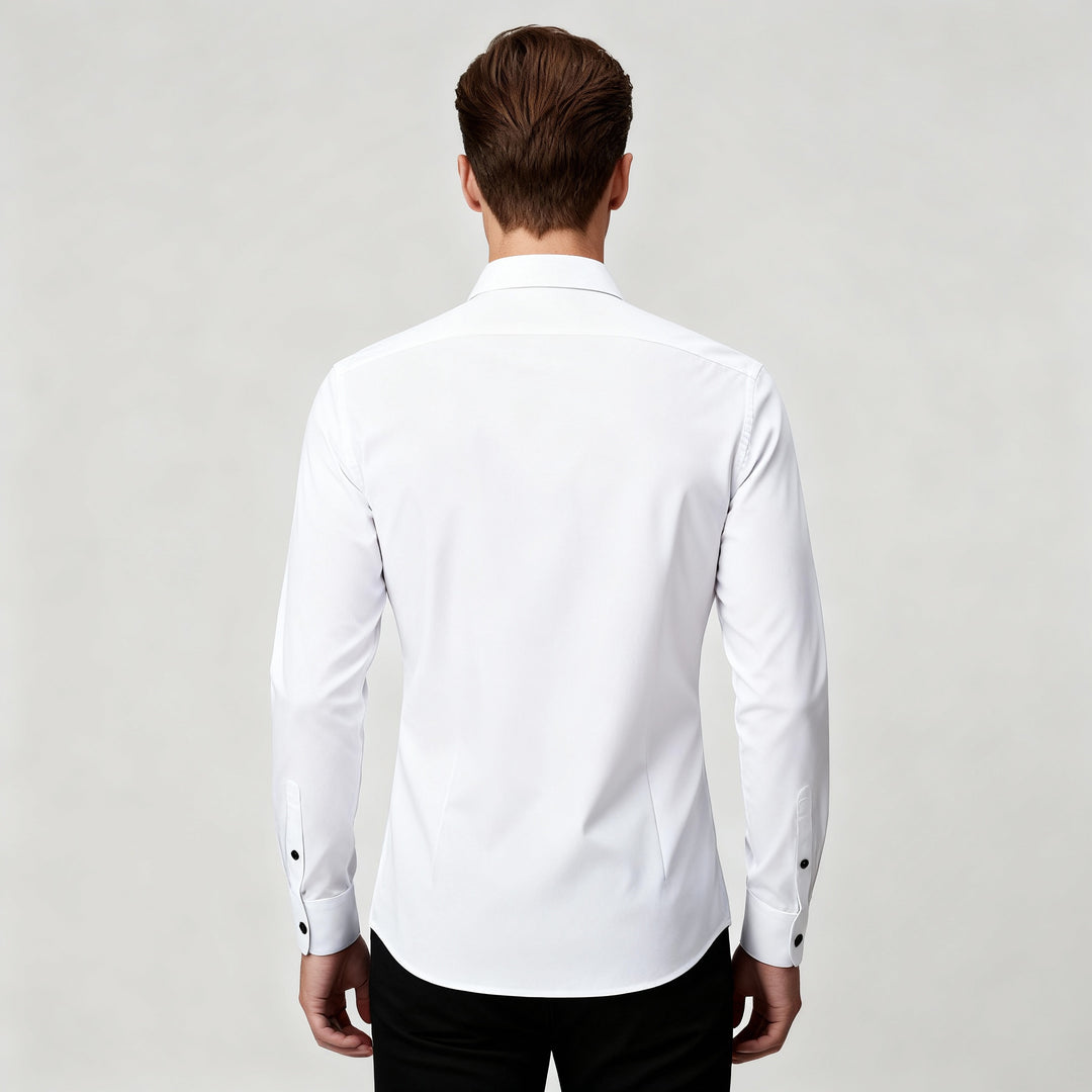 Bügelfreies Stretch Hemd Herren Slim Fit