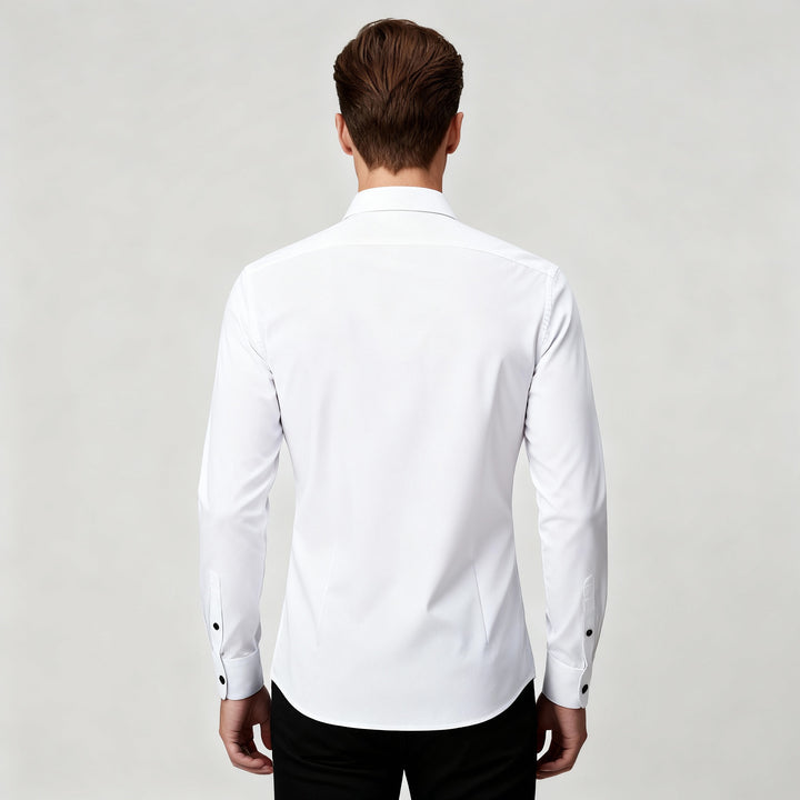 Bügelfreies Stretch Hemd Herren Slim Fit