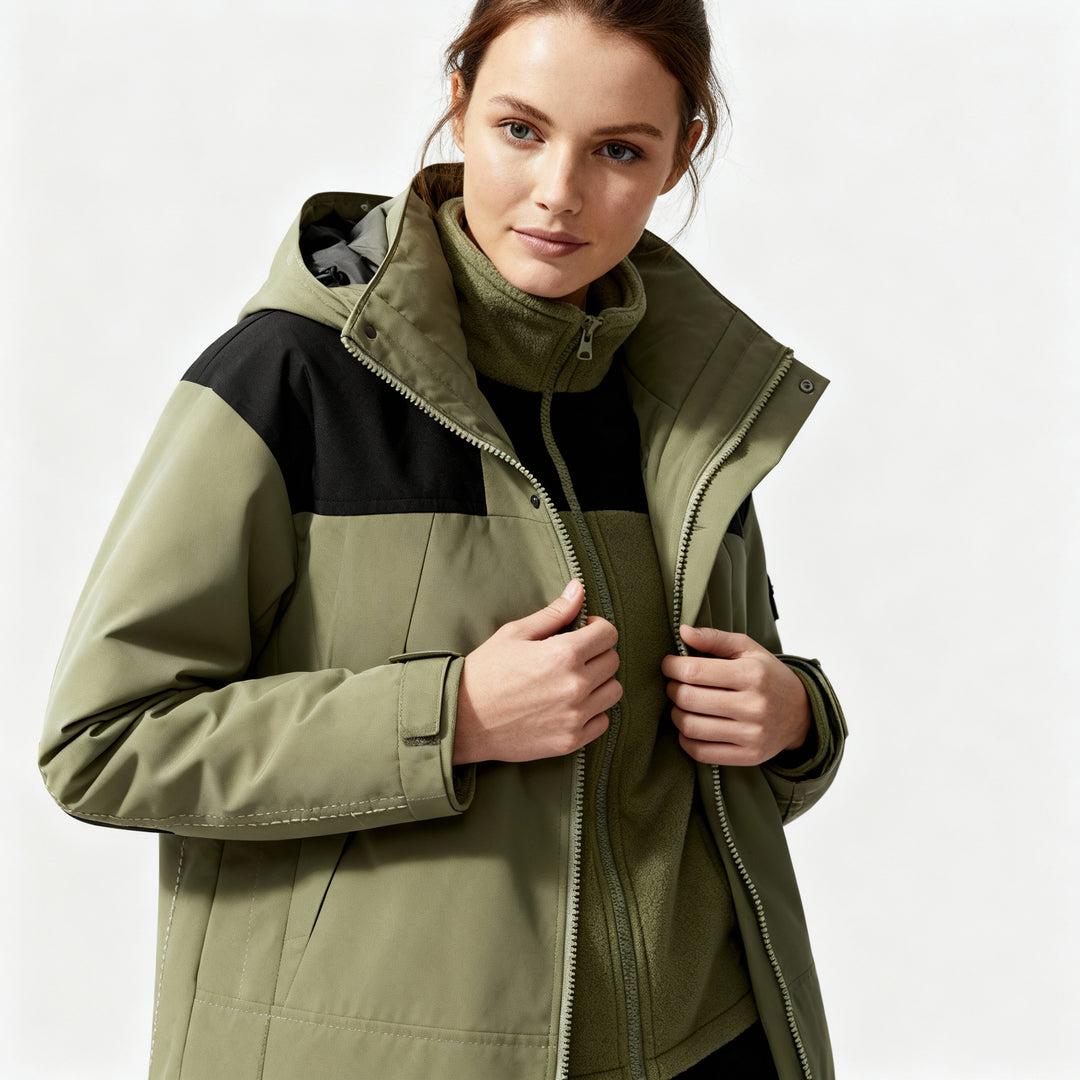 3-in-1 Fleece Winterjacke Komfort
