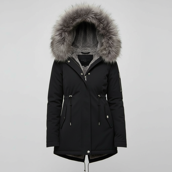 Wärmster Wintermantel Eleganz Halley Damen