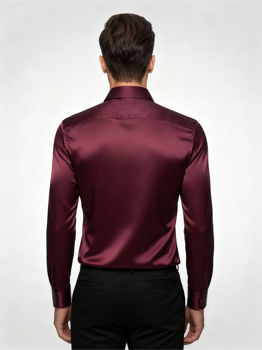 Elegantes Herren Seidenhemd