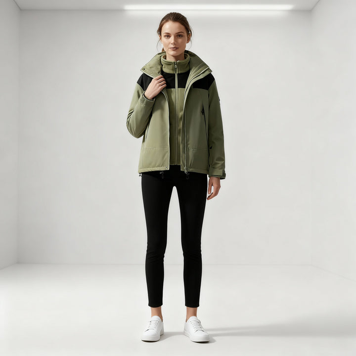 3-in-1 Fleece Winterjacke Komfort