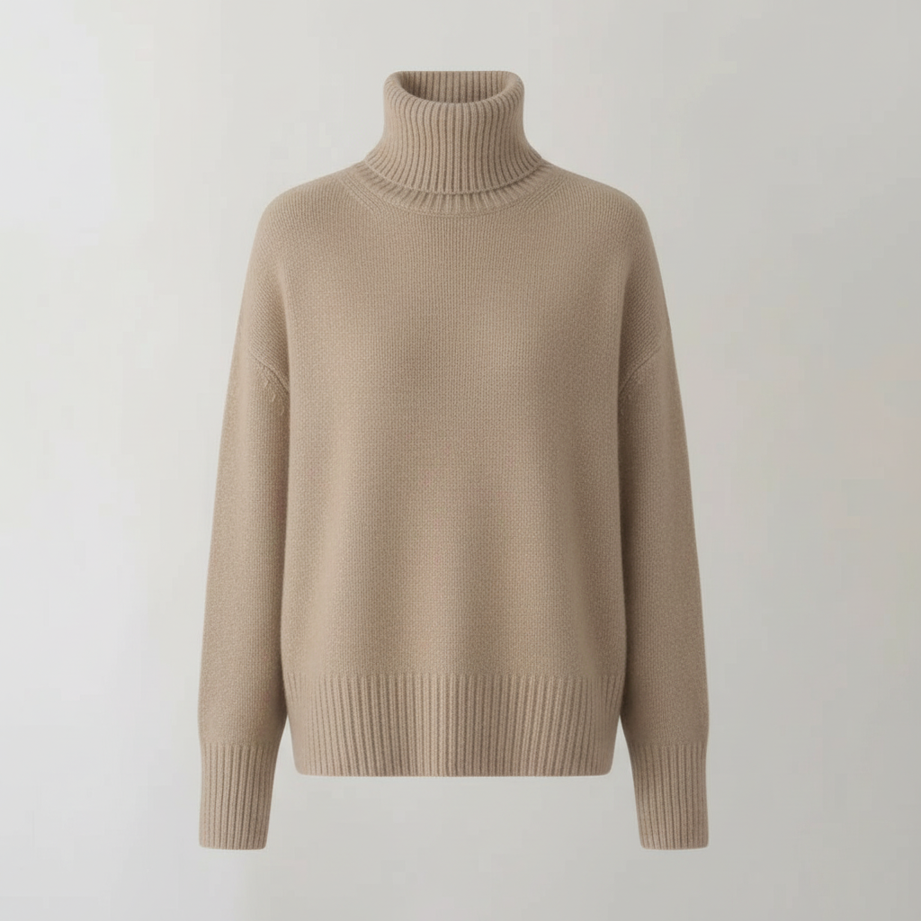 Eleganter Kaschmir Rollkragenpullover