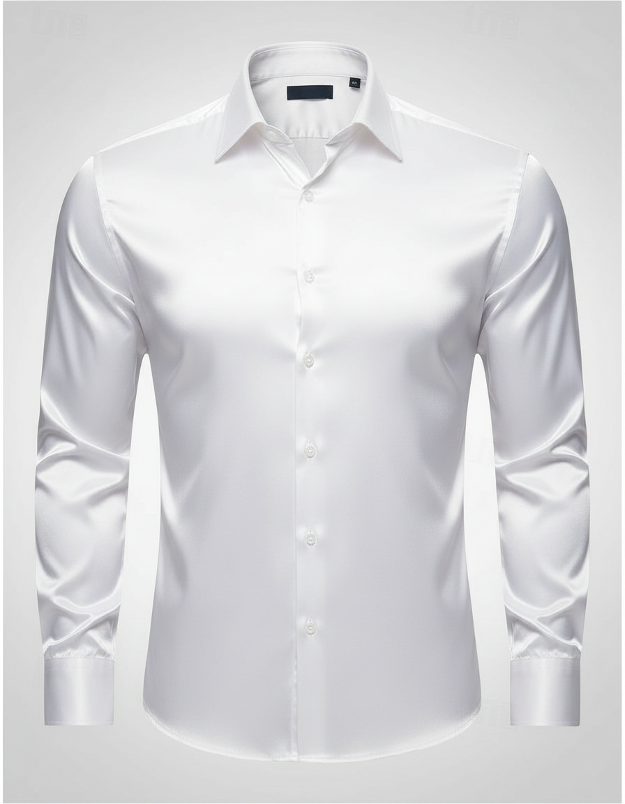 Elegantes Herren Seidenhemd