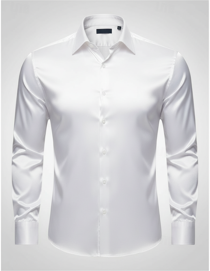 Elegantes Herren Seidenhemd