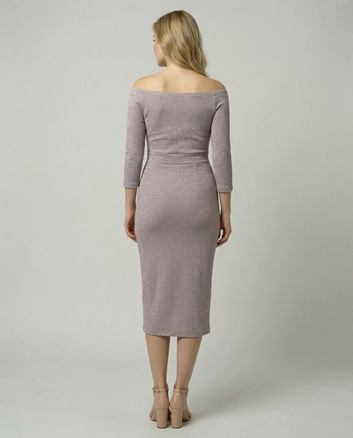 Glänzendes Abendkleid Damen Elegant