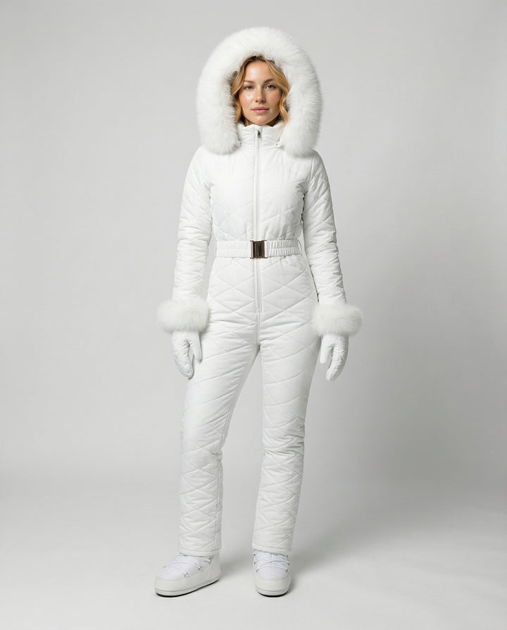Eleganter Damen Winteroverall Warm