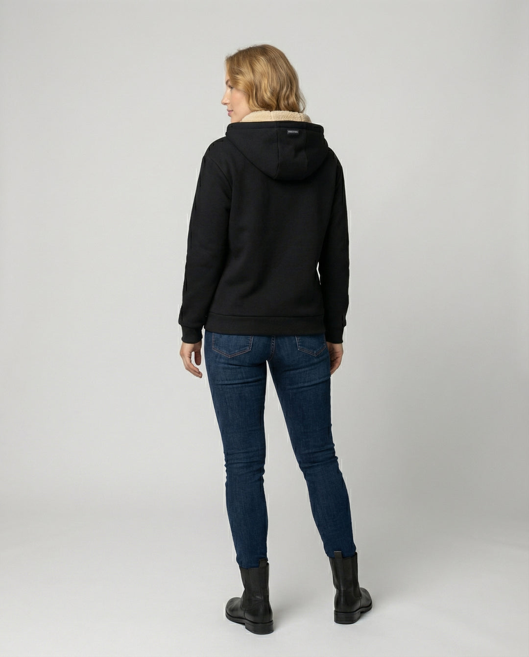 Warmer Kuscheliger Fleece Hoodie Damen
