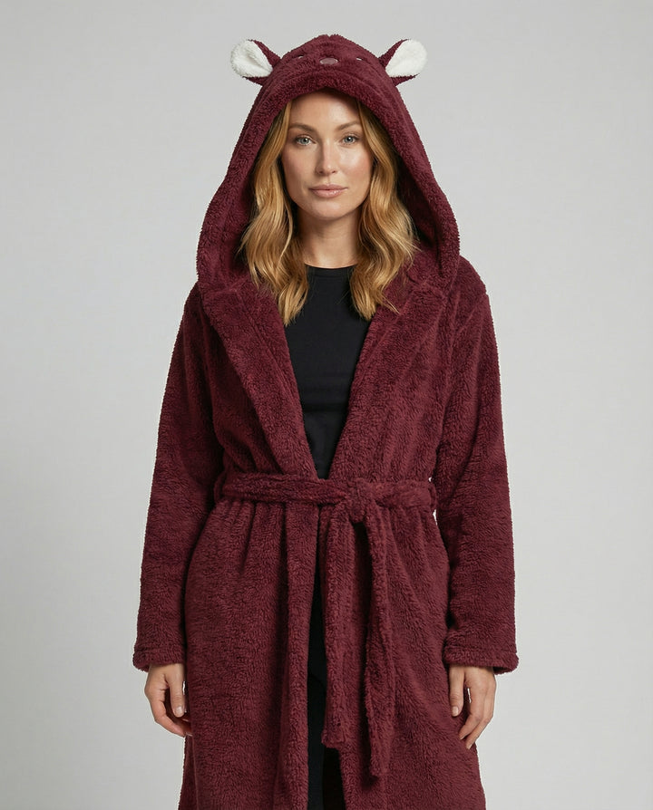 Weicher Bequemer Bademantel Damen