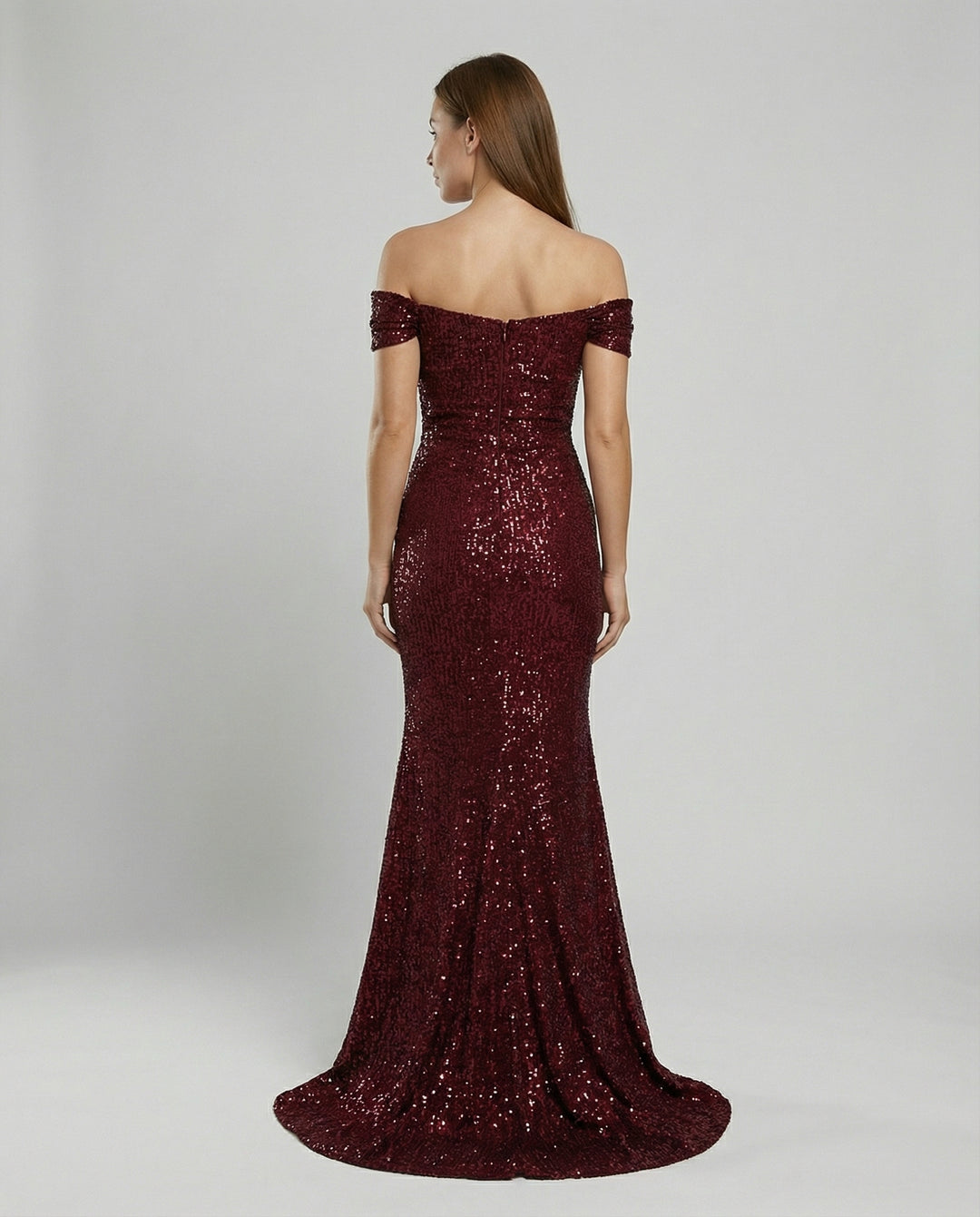 Elegantes Off Shoulder Abendkleid Damen