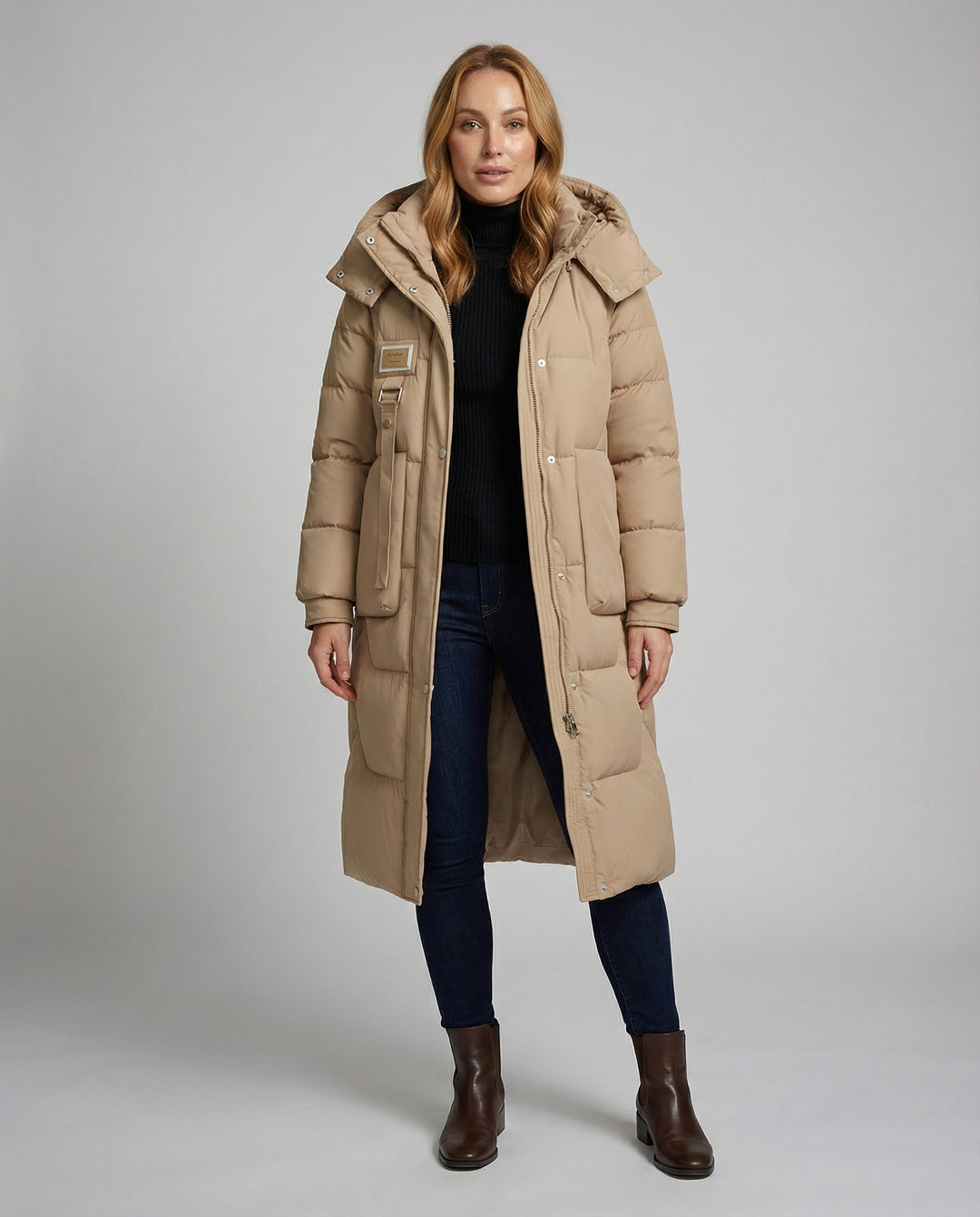 Wintermantel Damen Kapuze