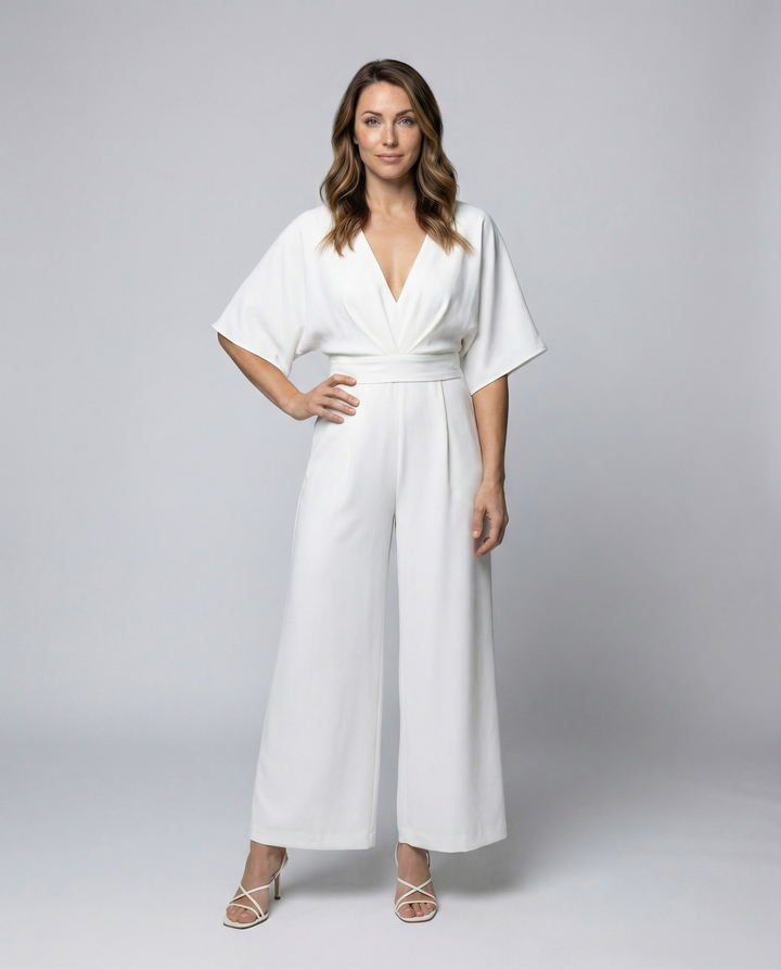 Lässiger Weitbein Overall Damen