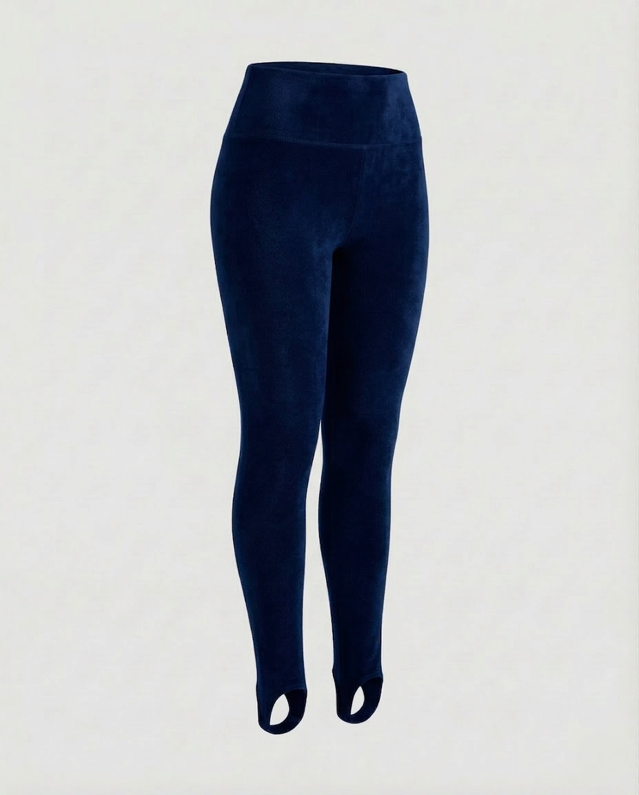 Damen Thermo Fleece Leggings High Waist
