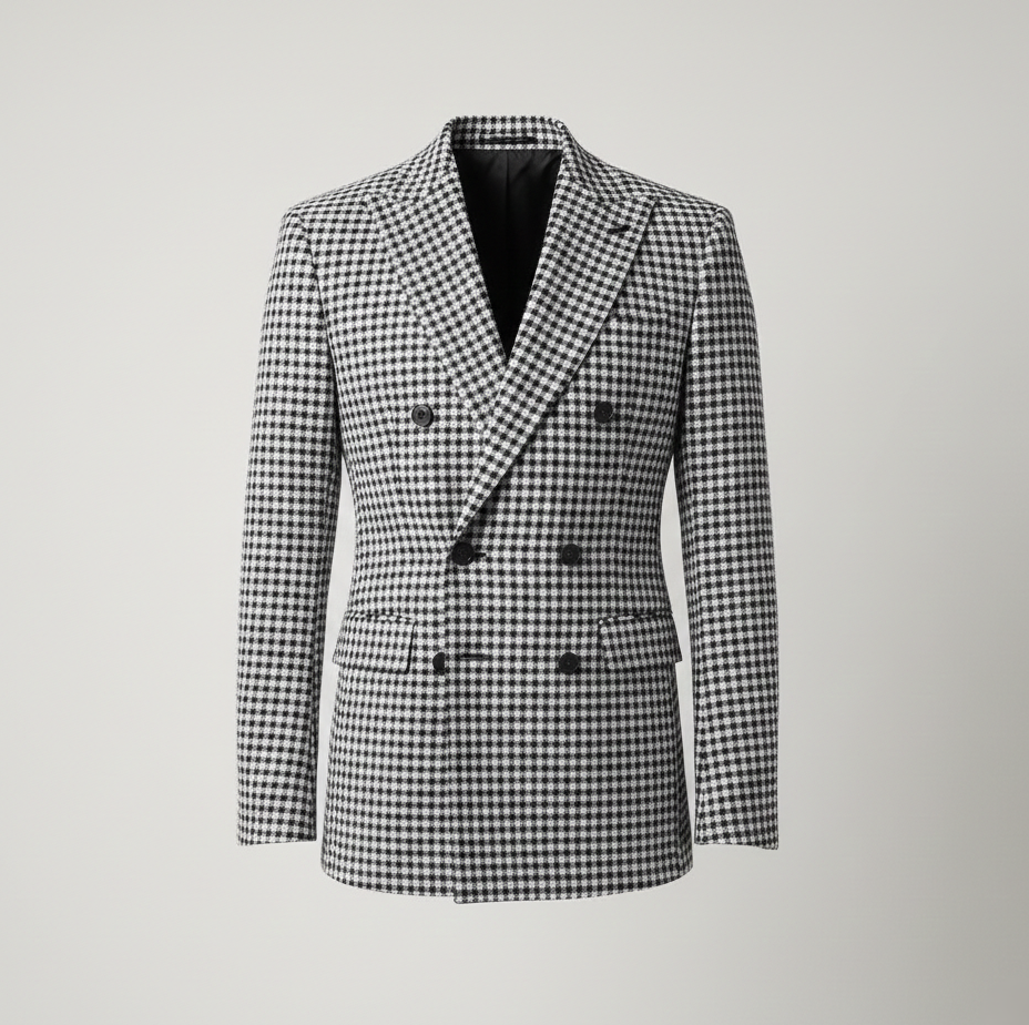 Herren Karoblazer mit modernem Schnitt – eleganter Herren Blazer