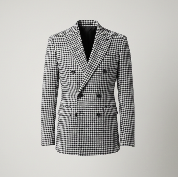 Herren Karoblazer mit modernem Schnitt – eleganter Herren Blazer