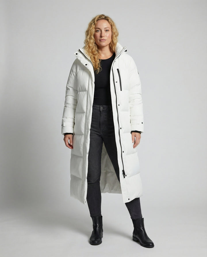 Langer Plus Size Daunenmantel