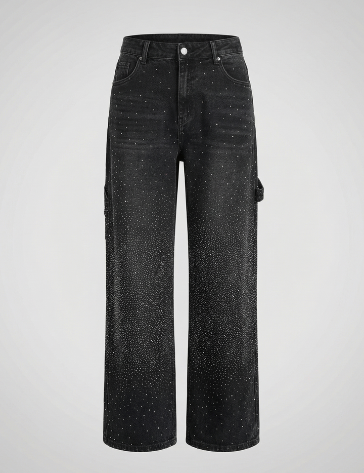 Funkelnde Diamond Jeans Damen