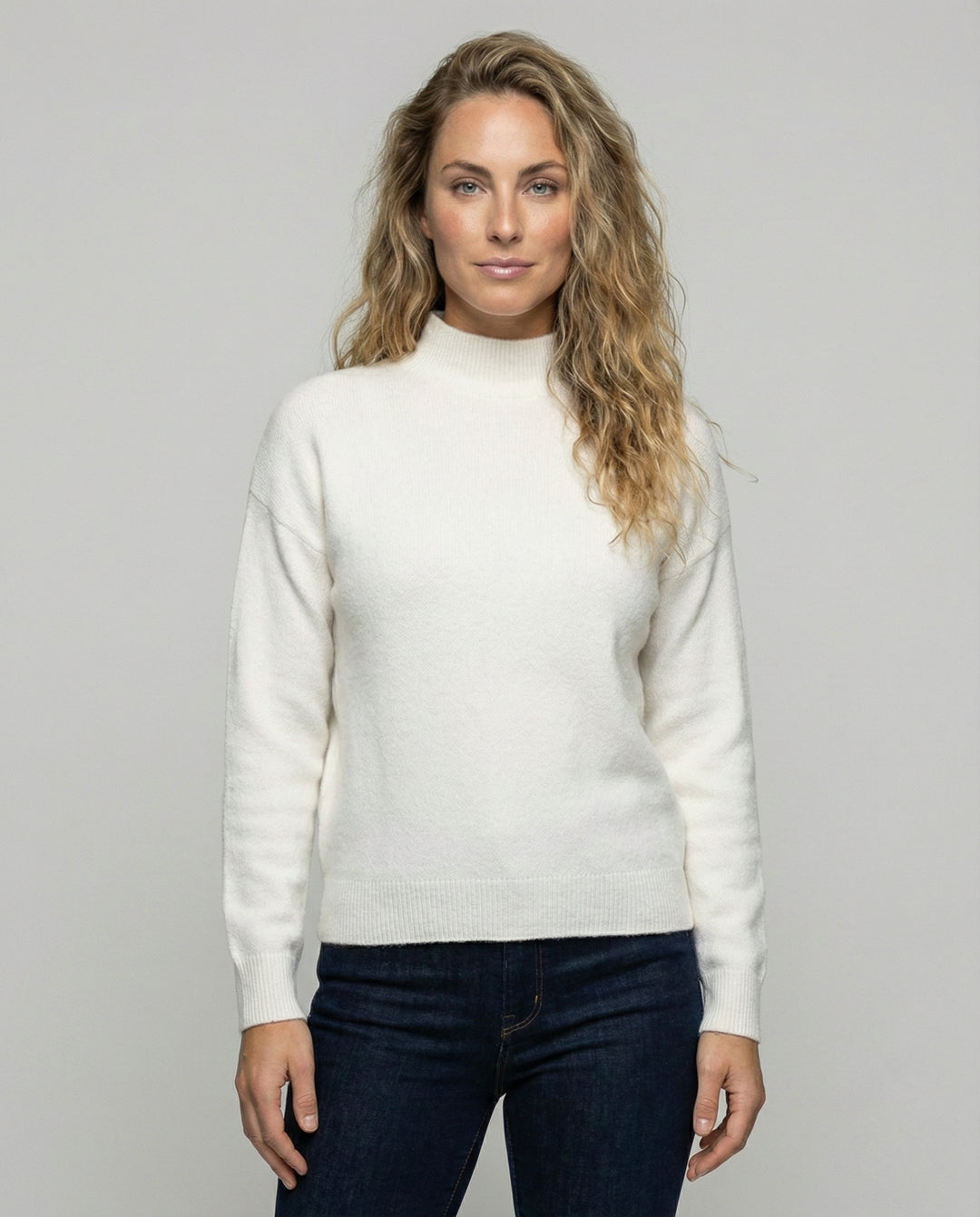 Eleganter Rollkragenpullover Damen