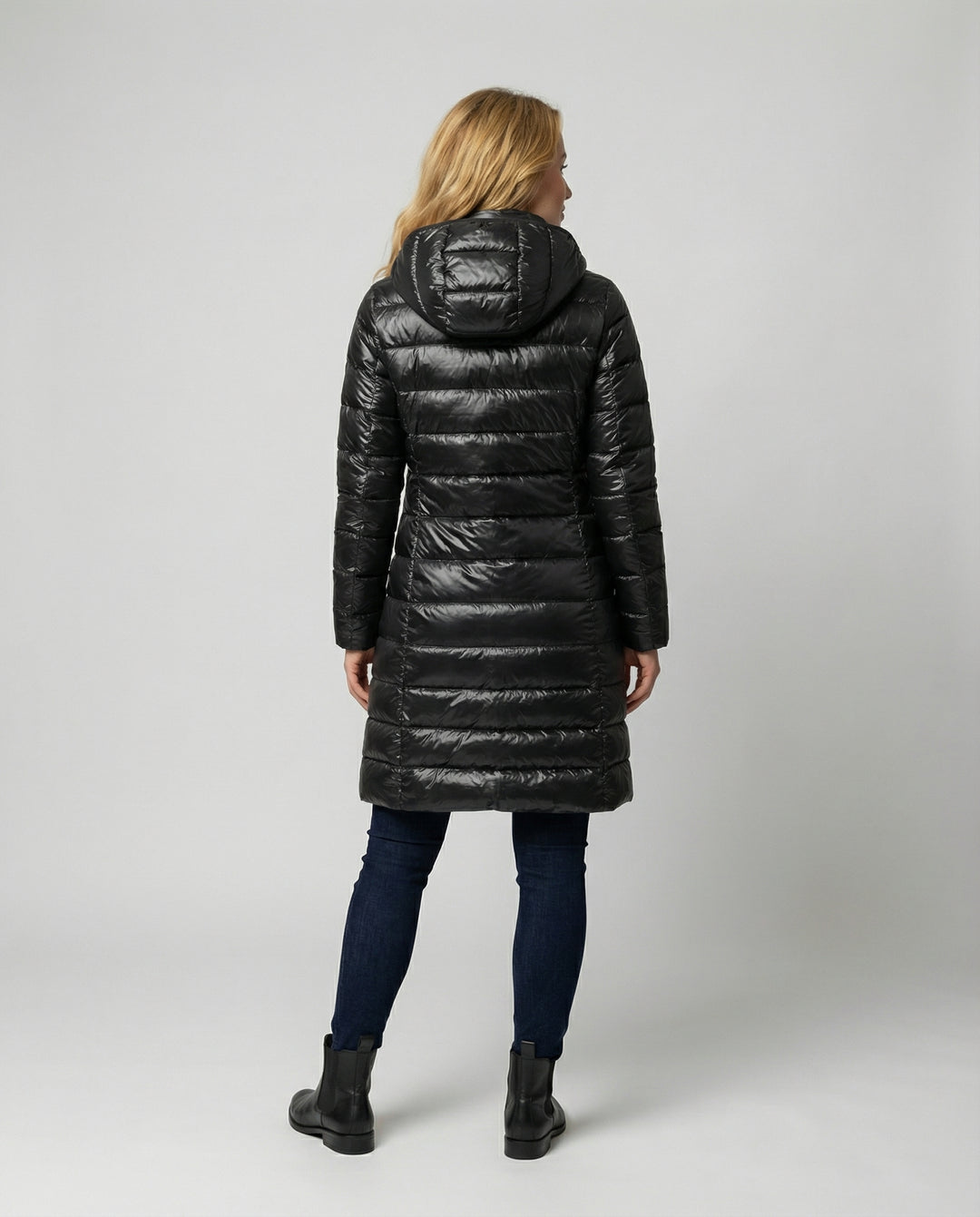 Damen Ultraleichte Daunenjacke mit Kapuze