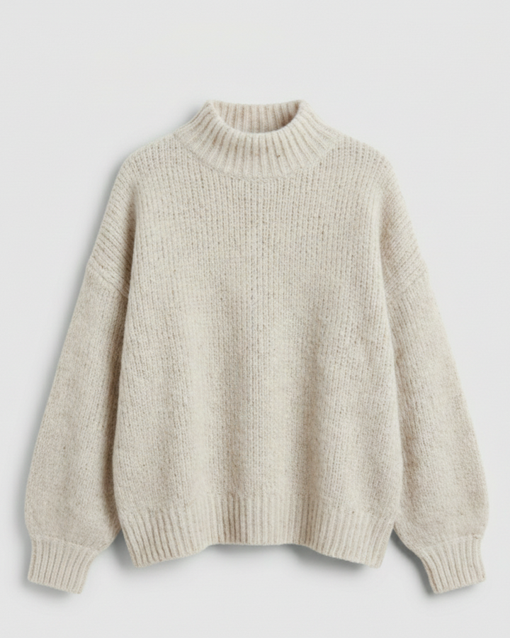 Flauschiger Oversize Pullover Damen