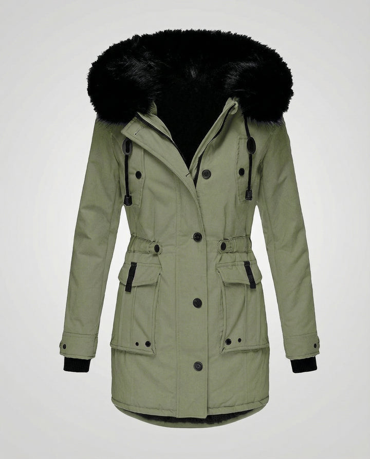 Wasserdichte Winterjacke Damen Kapuze