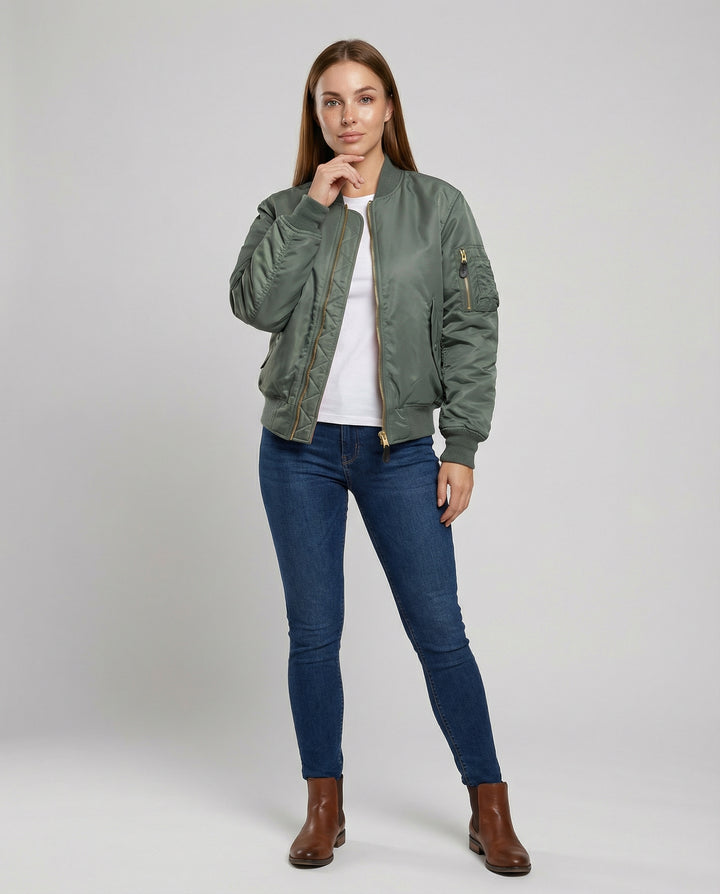 Klassische Bomberjacke Damen