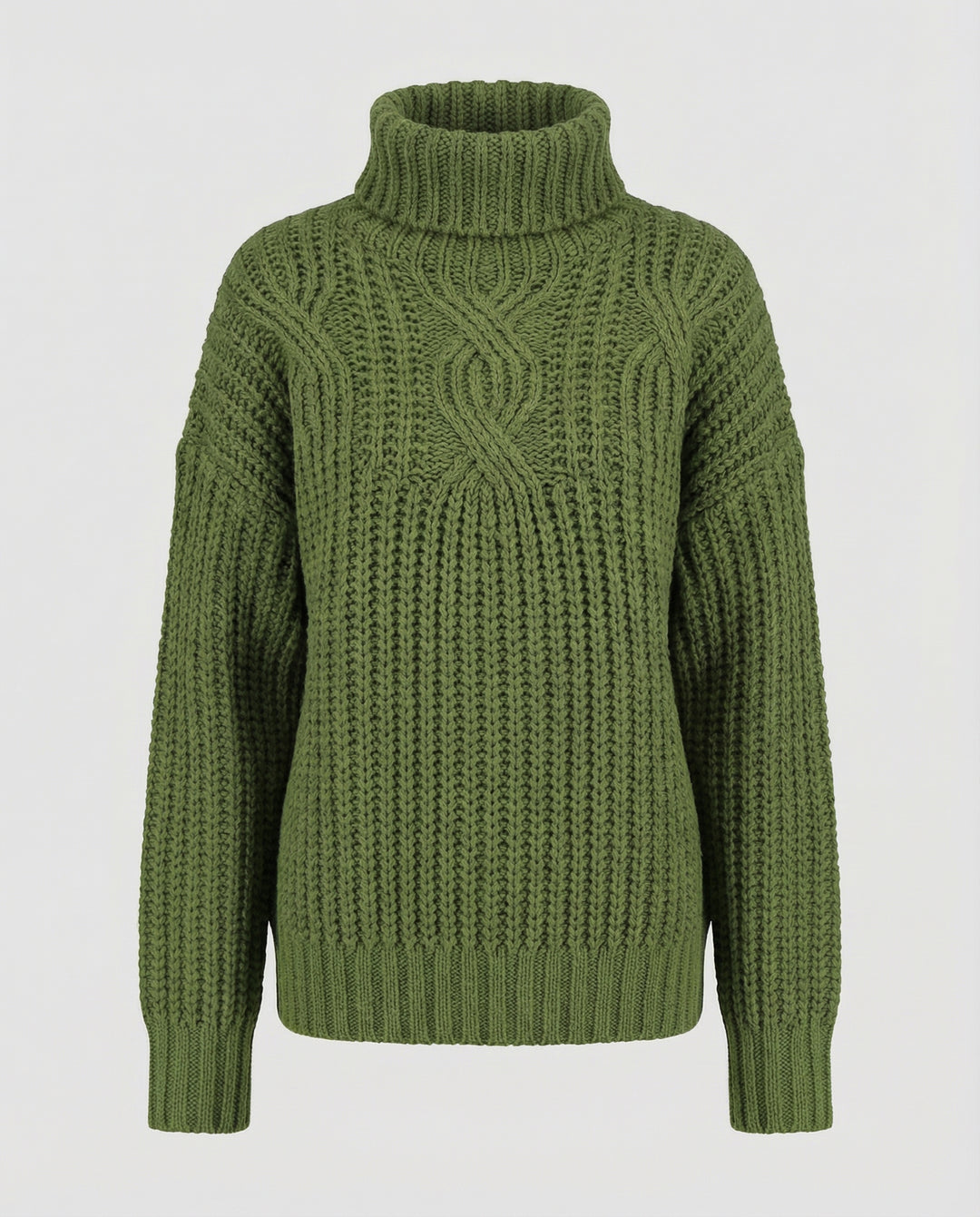 Bequemer Rollkragenpullover Damen