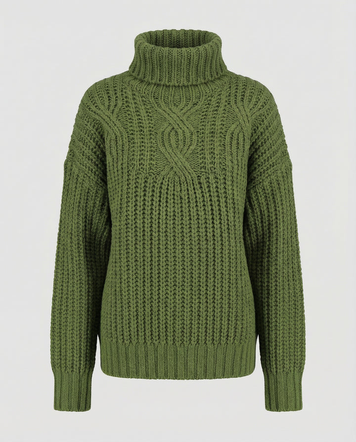 Bequemer Rollkragenpullover Damen