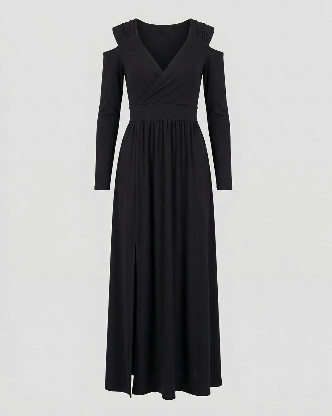 Elegantes Schlitz Abend Maxikleid