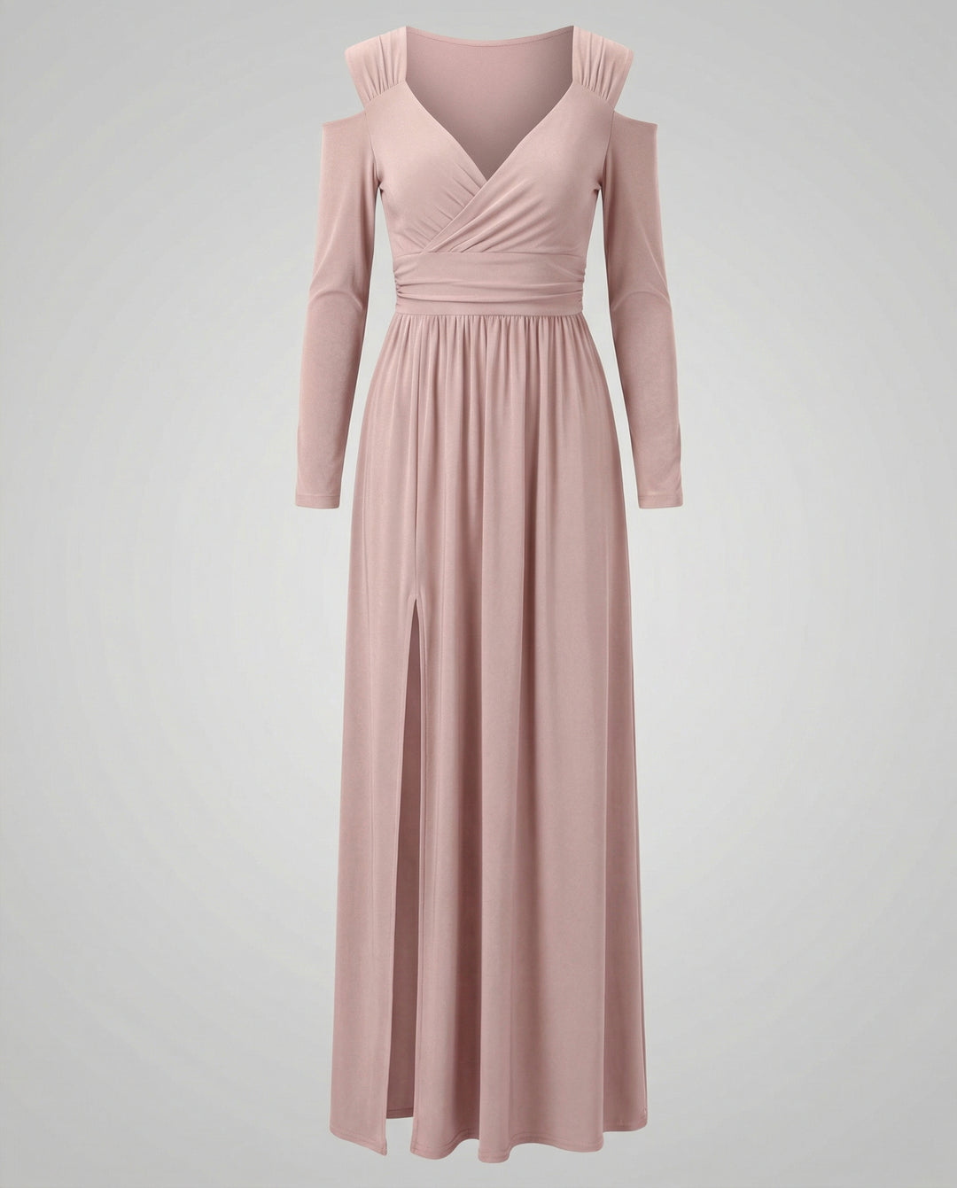 Elegantes Schlitz Abend Maxikleid