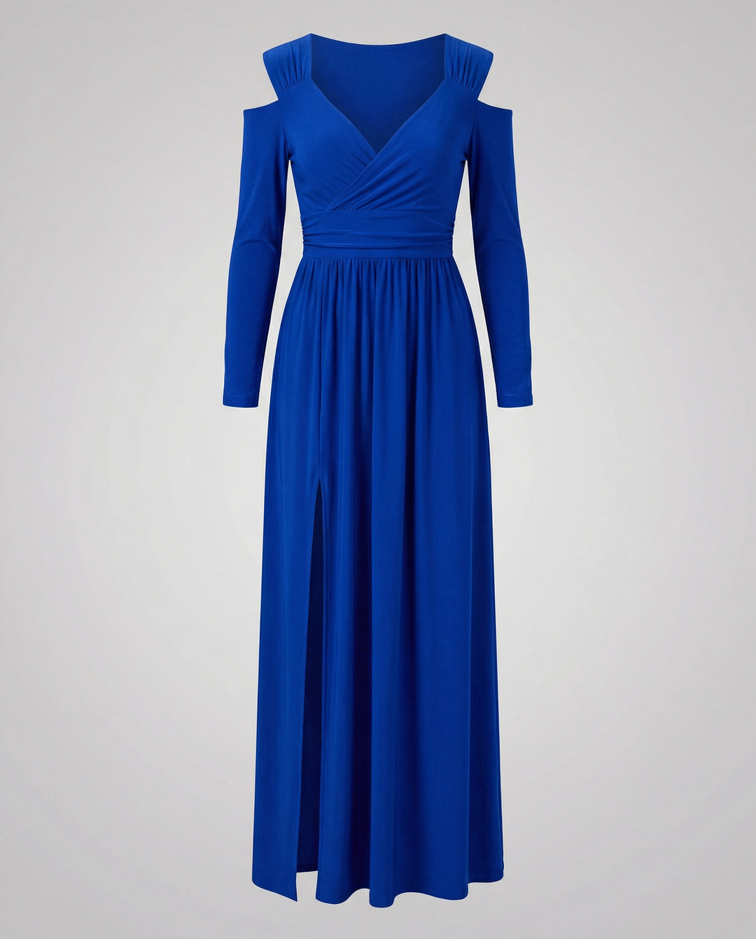 Elegantes Schlitz Abend Maxikleid