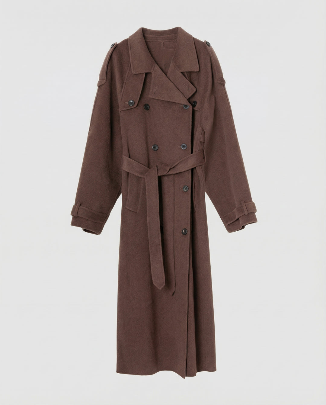 Bequemer Oversized Wollmantel Damen