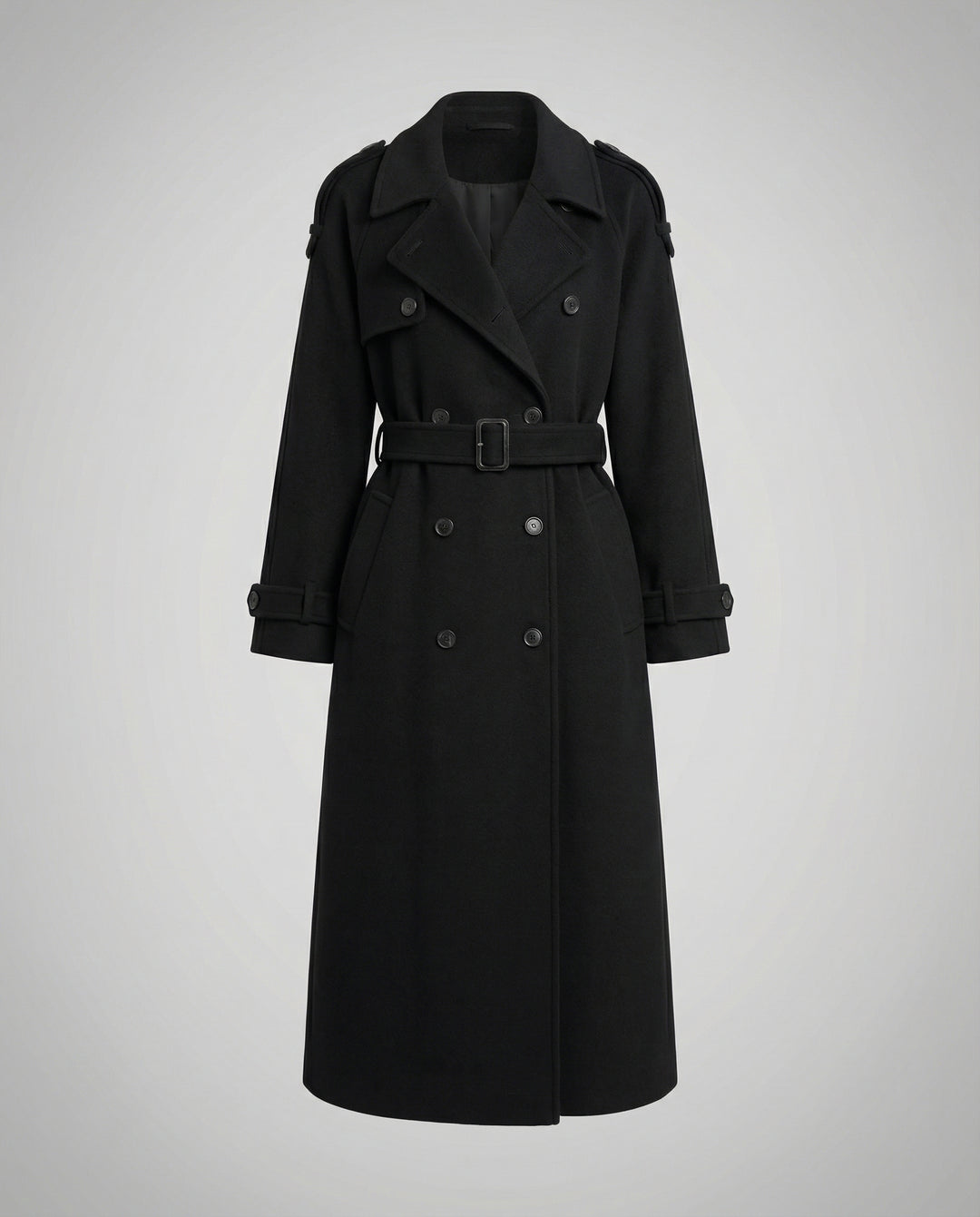 Bequemer Oversized Wollmantel Damen