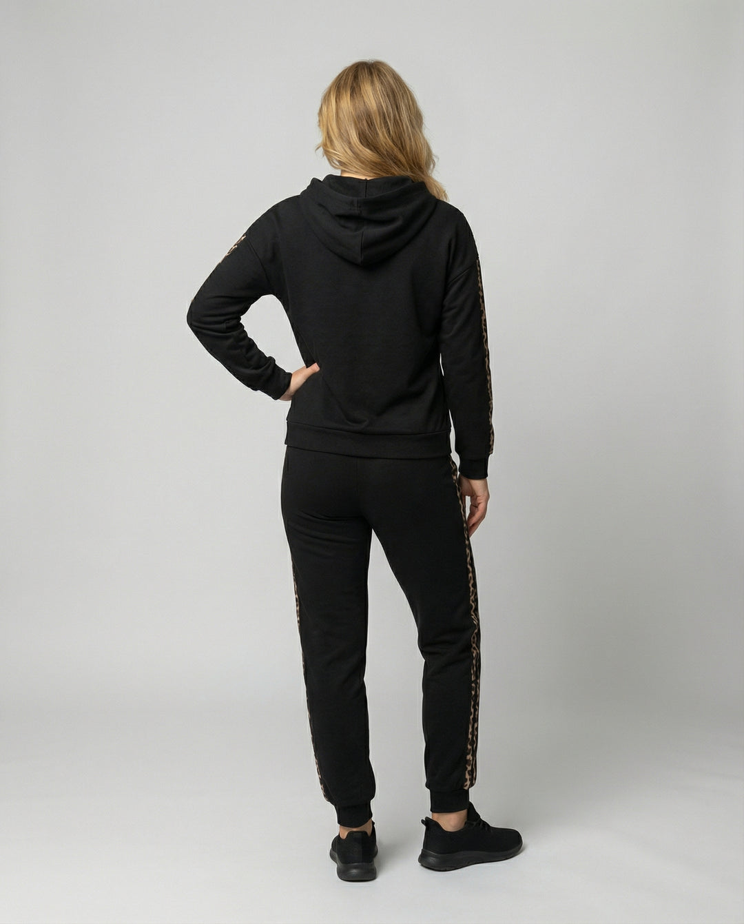 Zebramuster Damen Jogginganzug