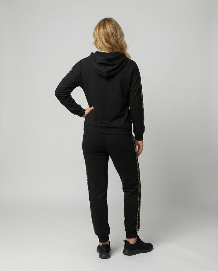 Zebramuster Damen Jogginganzug