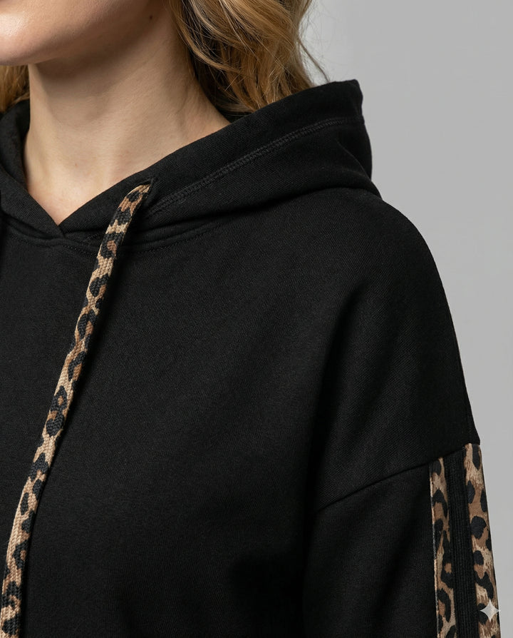 Zebramuster Damen Jogginganzug