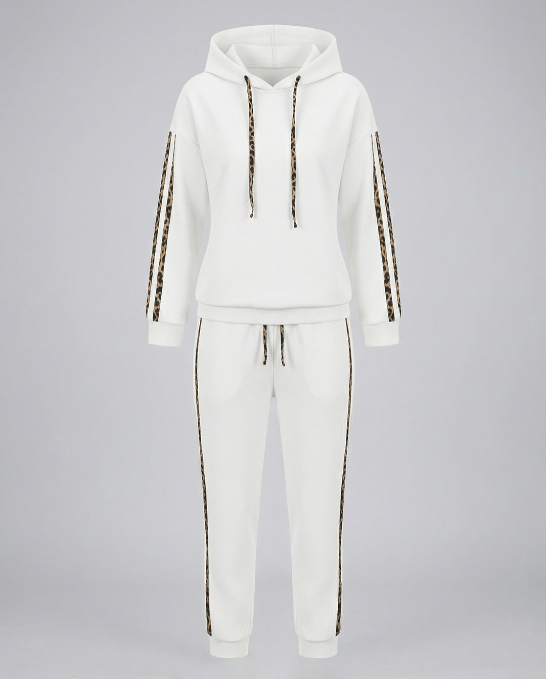 Zebramuster Damen Jogginganzug