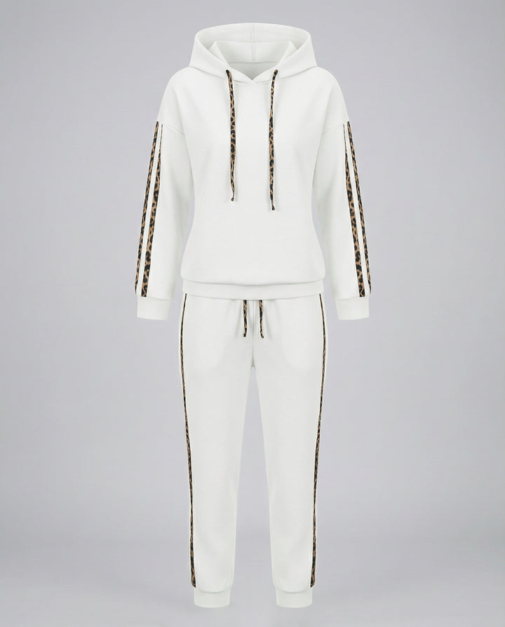 Zebramuster Damen Jogginganzug