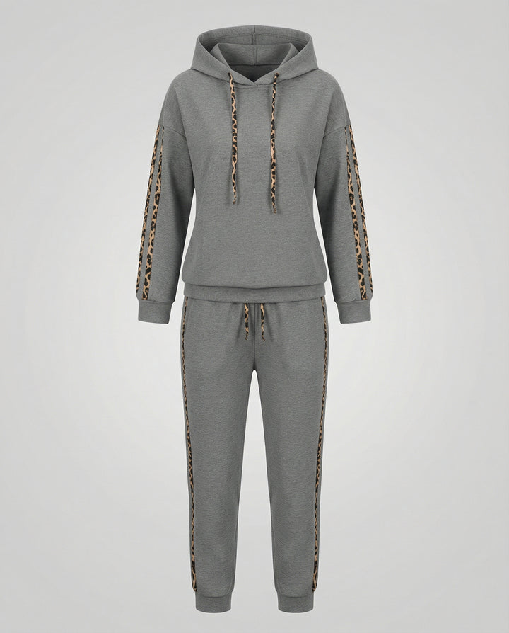 Zebramuster Damen Jogginganzug