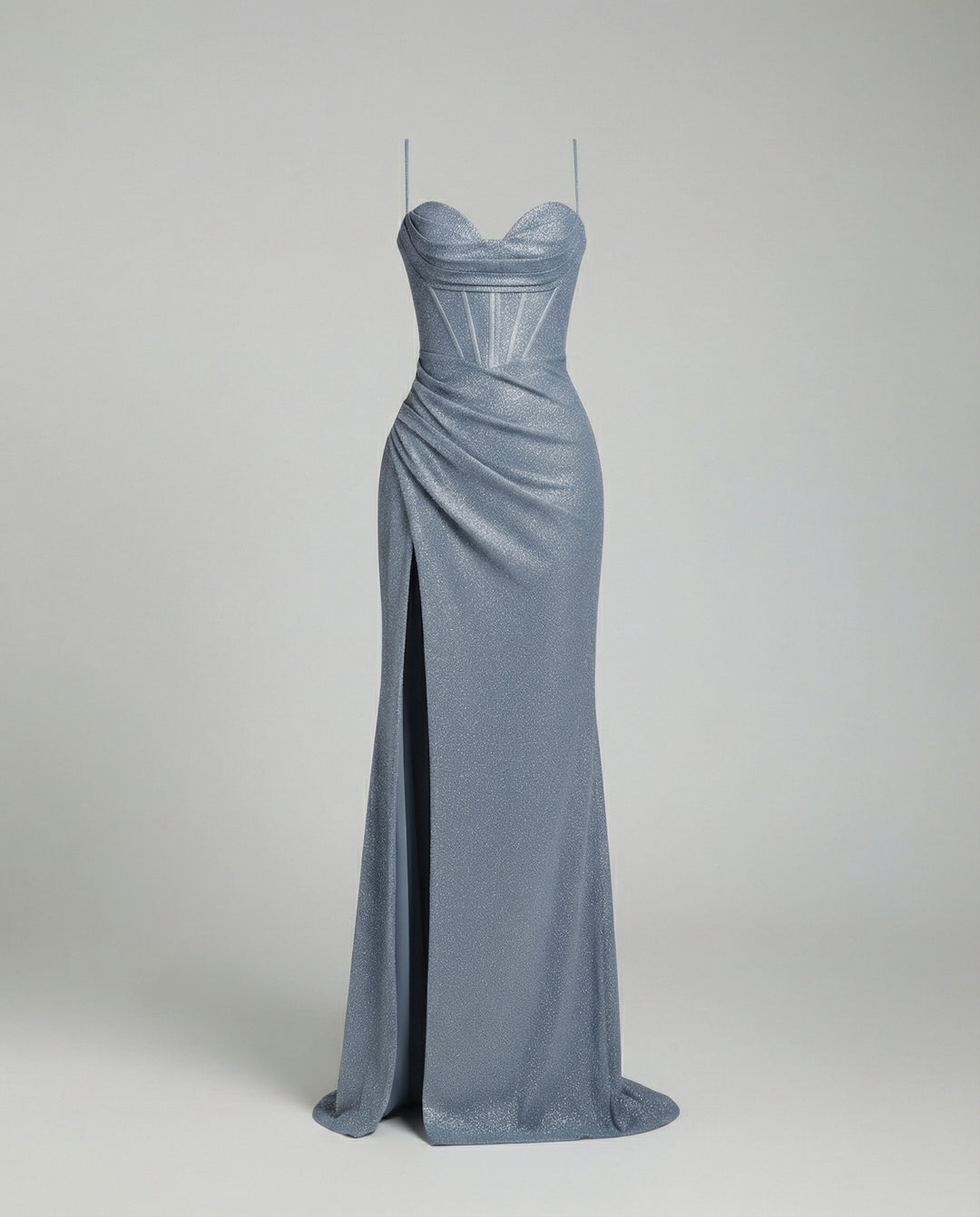 Pailletten Maxikleid Damen