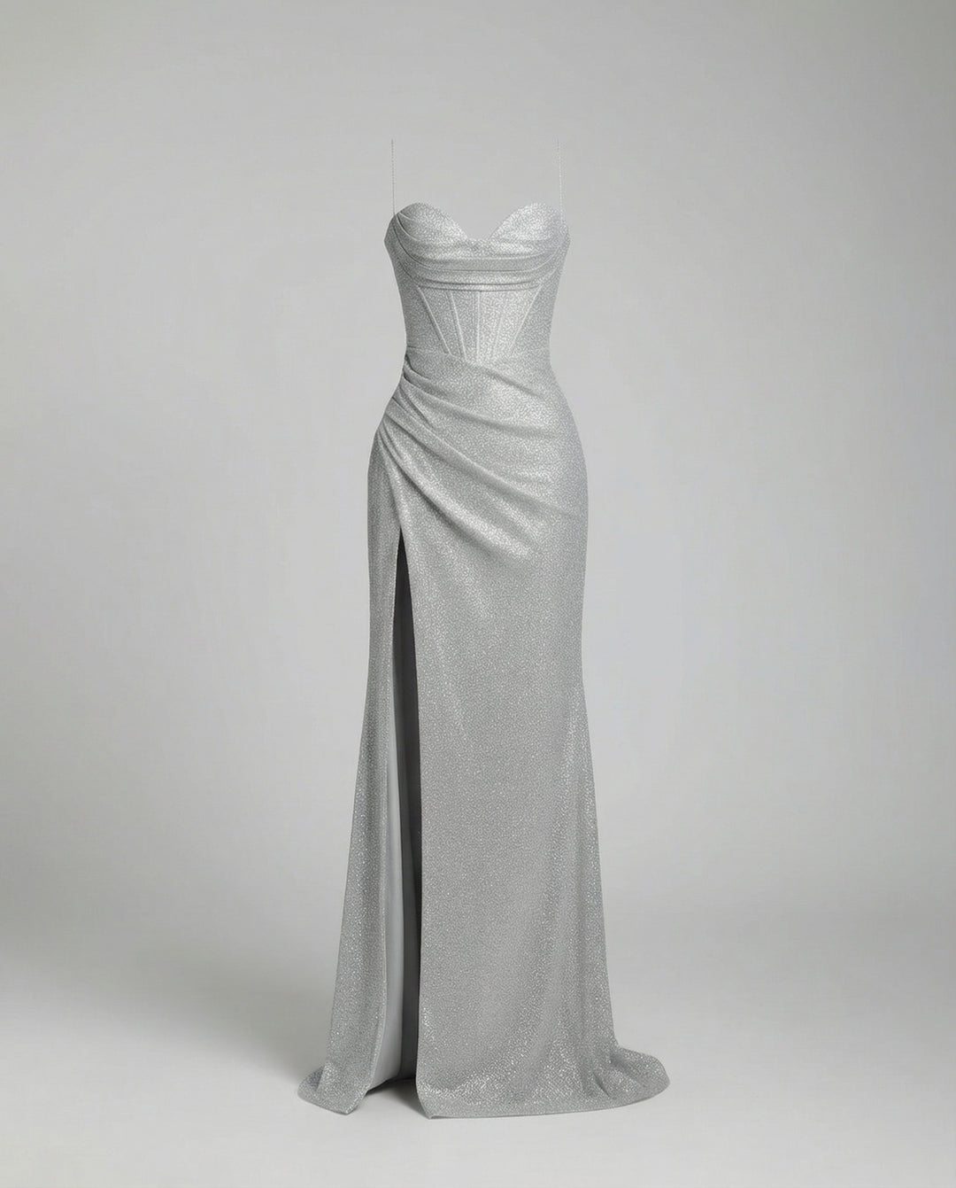 Pailletten Maxikleid Damen