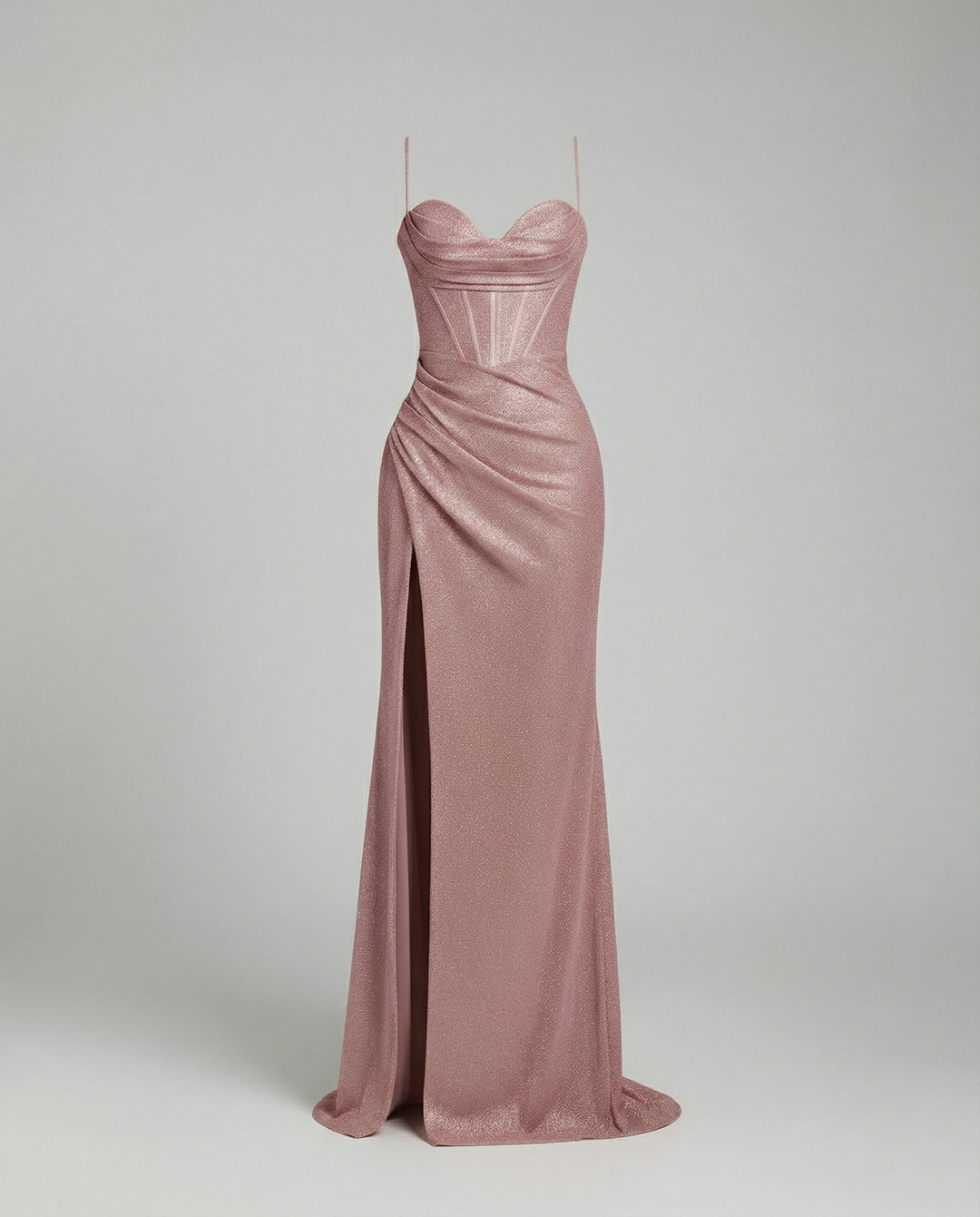 Pailletten Maxikleid Damen