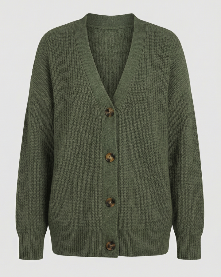 Stilvolle Kaschmir Strickjacke