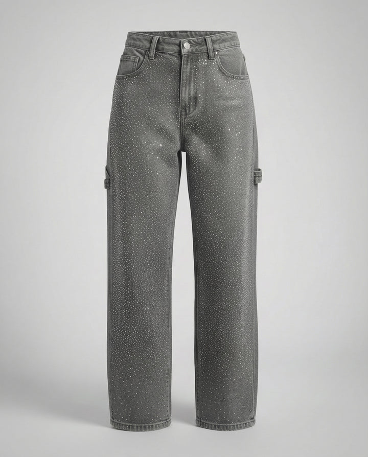 Funkelnde Diamond Jeans Damen